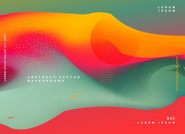 Free vector abstract colorful background gradient design