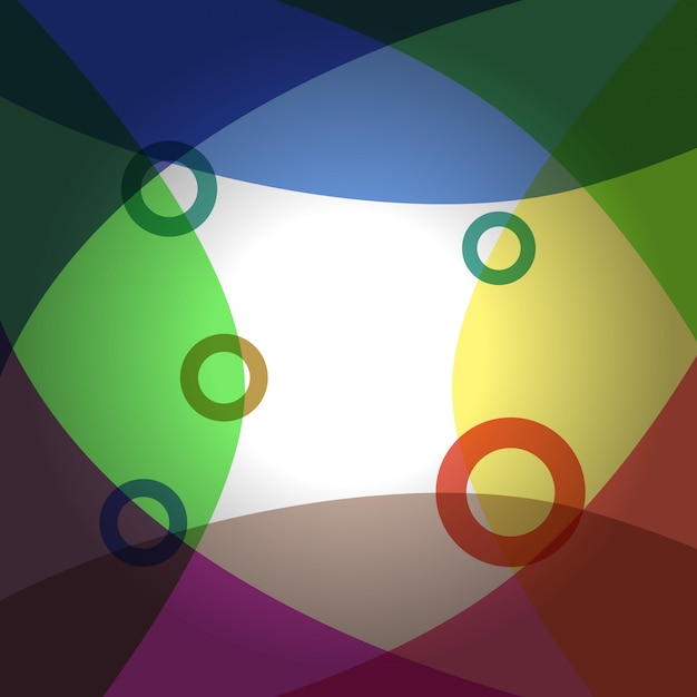 Free vector abstract colorful background with circles