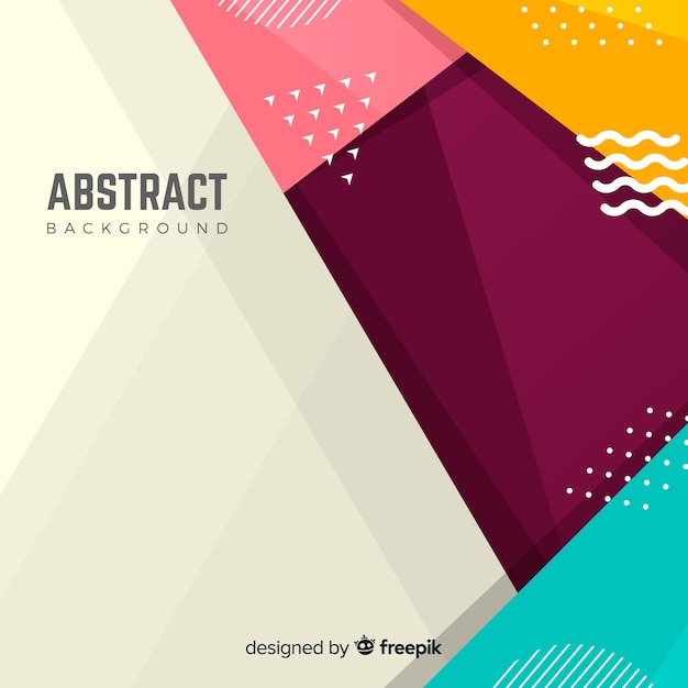 Free vector abstract colorful background