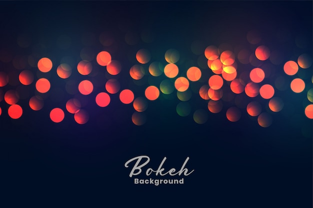 Abstract colorful bokeh lights background