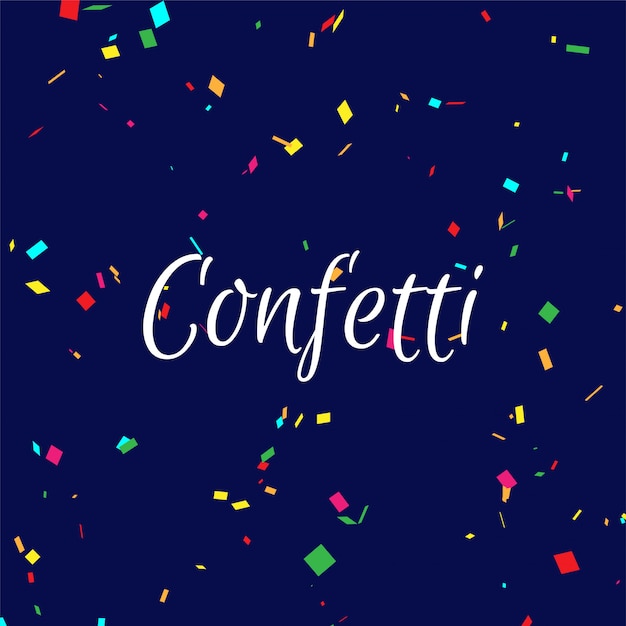 Abstract colorful confetti background