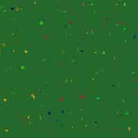 Free vector abstract colorful confetti on green background vector
