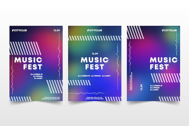 Abstract colorful cover collection template design