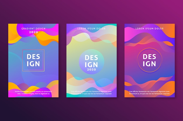 Abstract colorful covers theme
