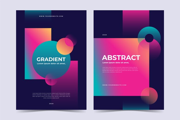 Abstract colorful covers