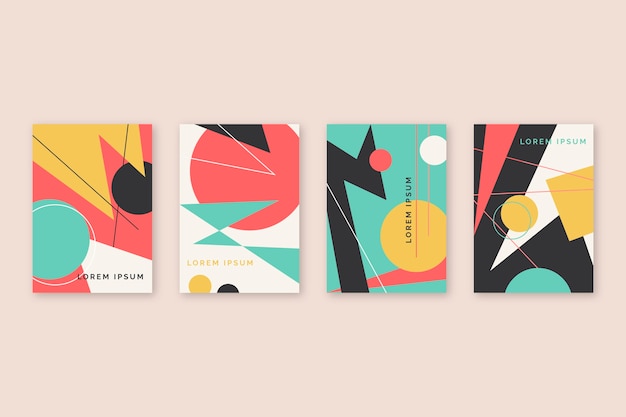 Abstract colorful covers