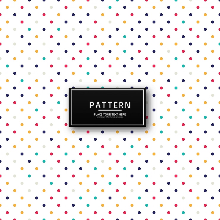 Free Vector abstract colorful dotted pattern background