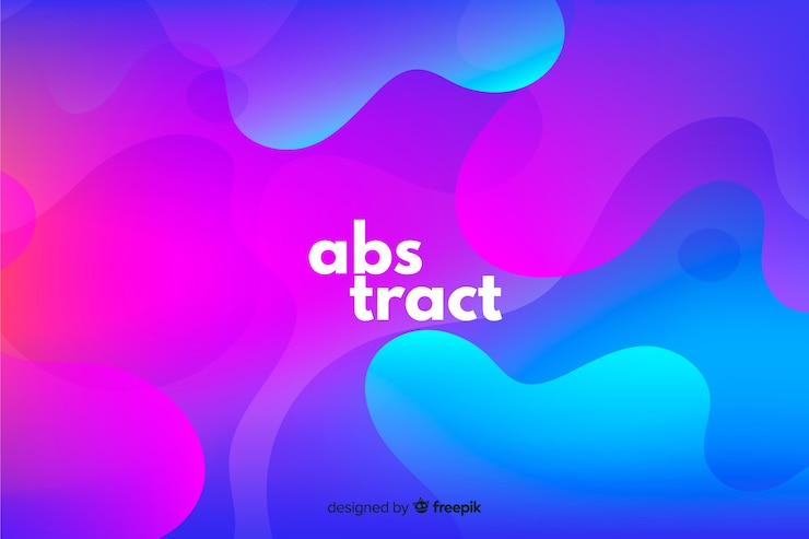 Free Vector abstract colorful flow shapes background