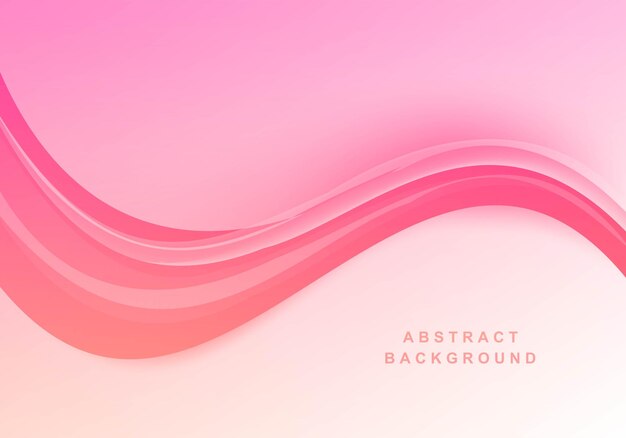 Abstract colorful flowing background wave illustration