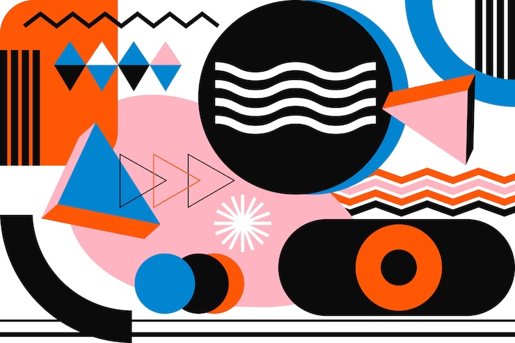 Free Vector abstract colorful geometric background