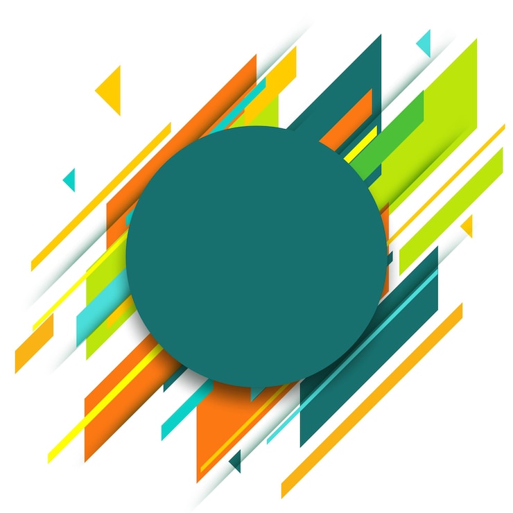 Free Vector abstract colorful geometric isometric background