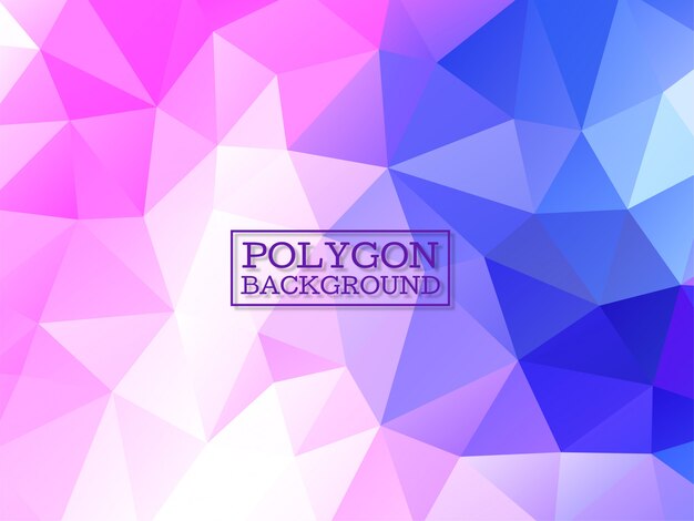 Abstract colorful geometric polygon background