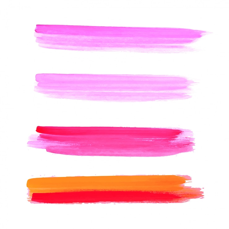 Free Vector abstract colorful hand draw watercolor stroke background