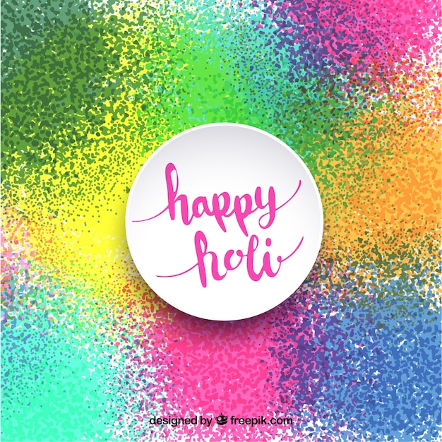 Abstract colorful holi background