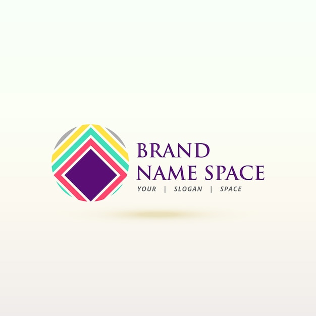 Abstract colorful logo