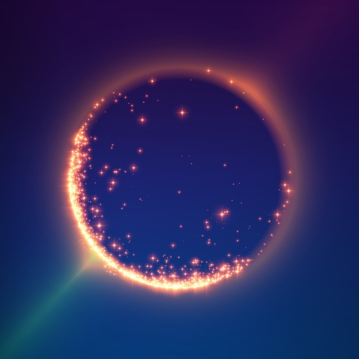 Free Vector abstract colorful mesh background. black hole or singularity. futuristic technology style.