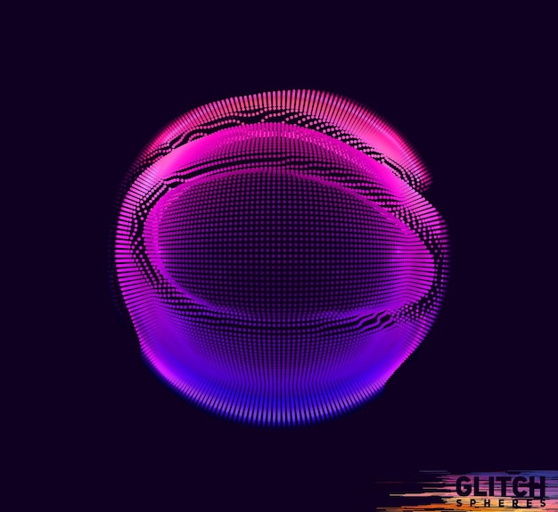 Бесплатное векторное изображение Абстрактная красочная сетка на темном фоне