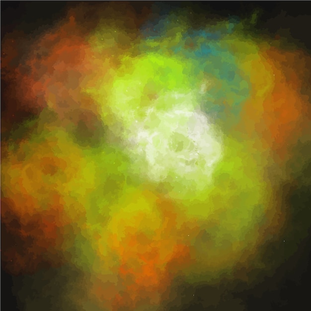 Free vector abstract colorful nebula background