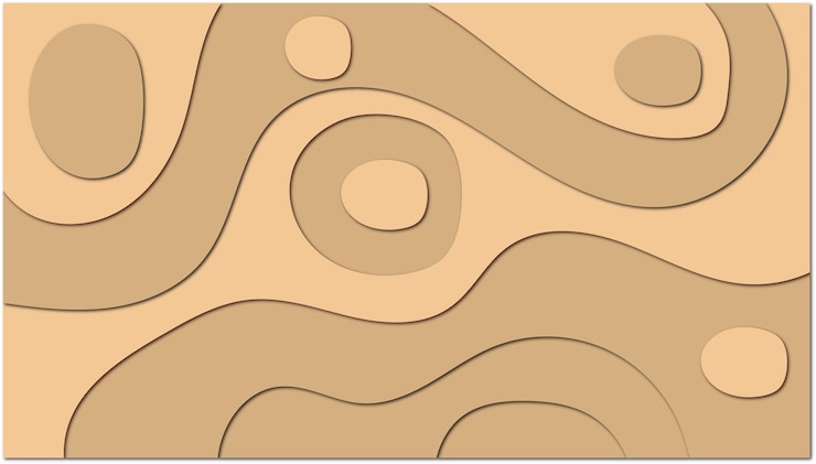 Free Vector abstract colorful paper cut shapes wave background