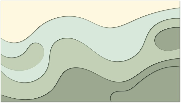 Free Vector abstract colorful paper cut shapes wave background