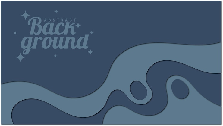 Free Vector abstract colorful paper cut shapes wave background