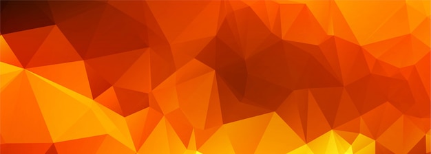 Abstract colorful polygon banner