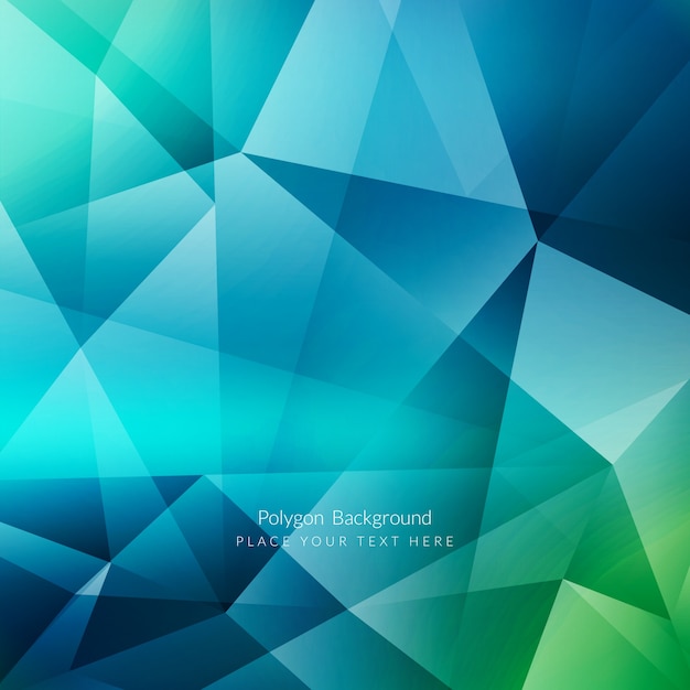 Free vector abstract colorful polygonal background