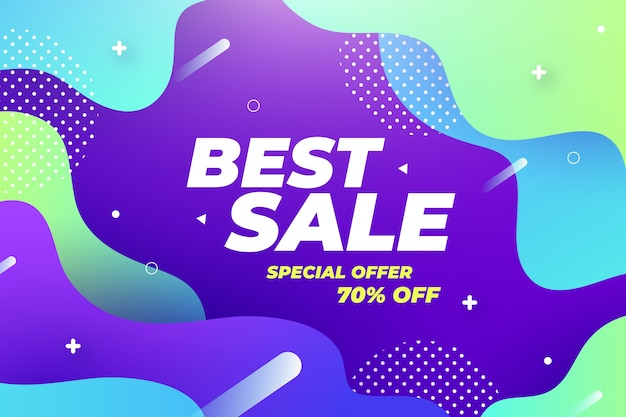 Abstract colorful sale theme for wallpaper