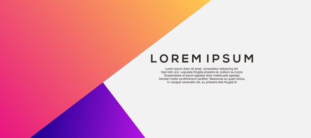 Abstract colorful shapes background