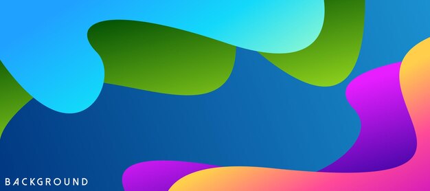 Abstract colorful shapes background