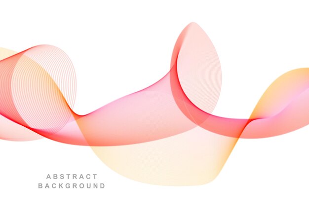 Abstract colorful smoke flowing wave background