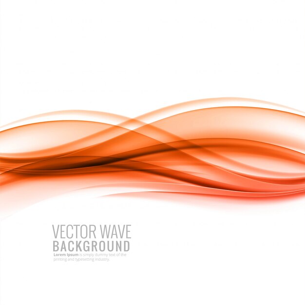 Free vector abstract colorful smooth business wave background