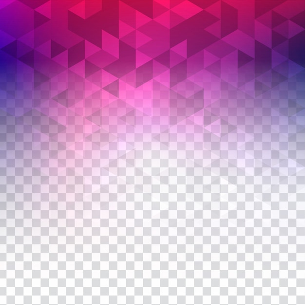 Free vector abstract colorful transparent polygonal background