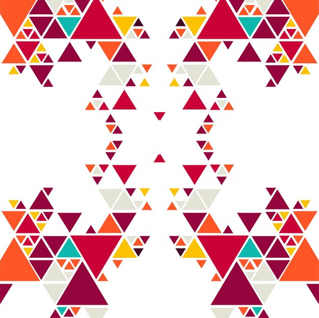 抽象的なカラフルな三角形の背景