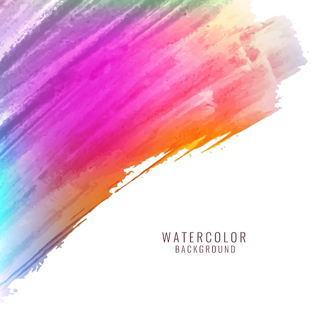 Abstract colorful watercolor background