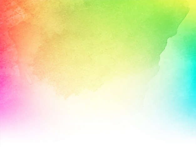 Free vector abstract colorful watercolor design texture background