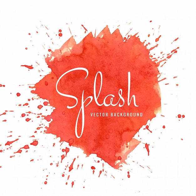 Free vector abstract colorful watercolor splash