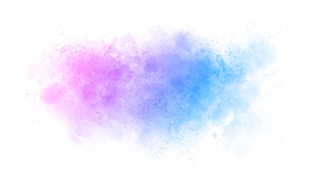 Abstract colorful watercolor stain background