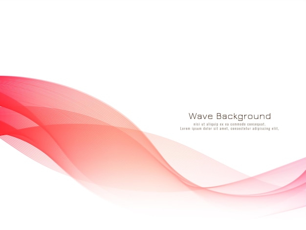 Abstract colorful wave elegant background vector