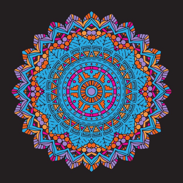 Astratto sfondo colorato mandala