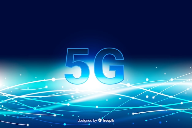 무료 벡터 5g 추상 개념 그래픽 요소