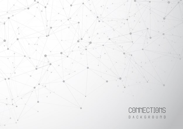 Abstract connections background