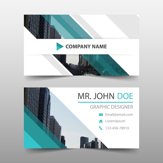 Abstract corporate business card