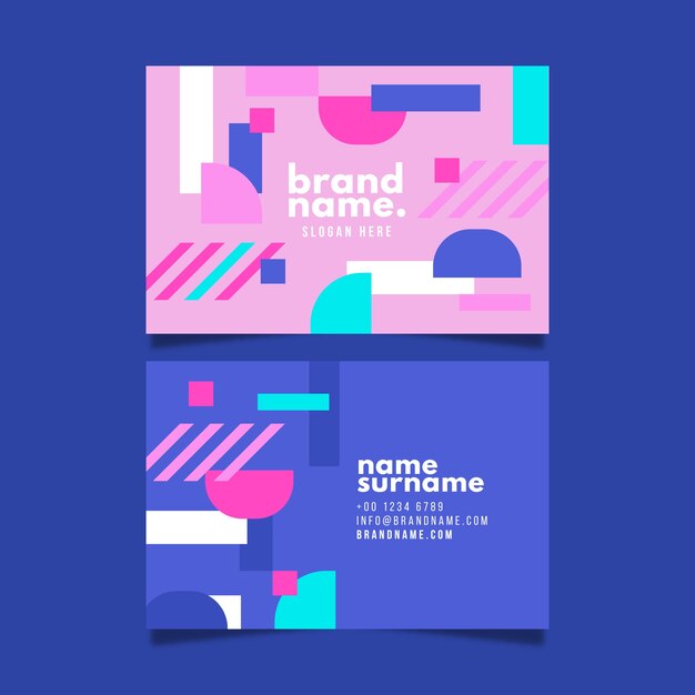 Abstract corporate business card