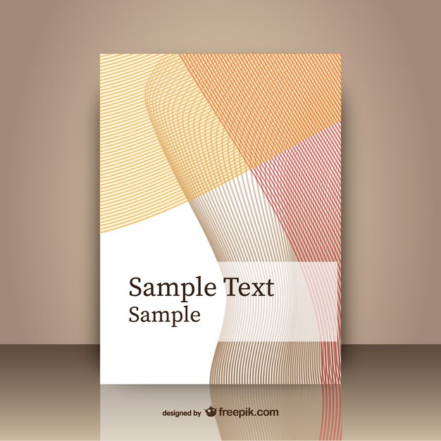 Abstract cover template