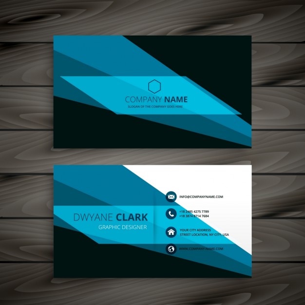 Abstract creative business card