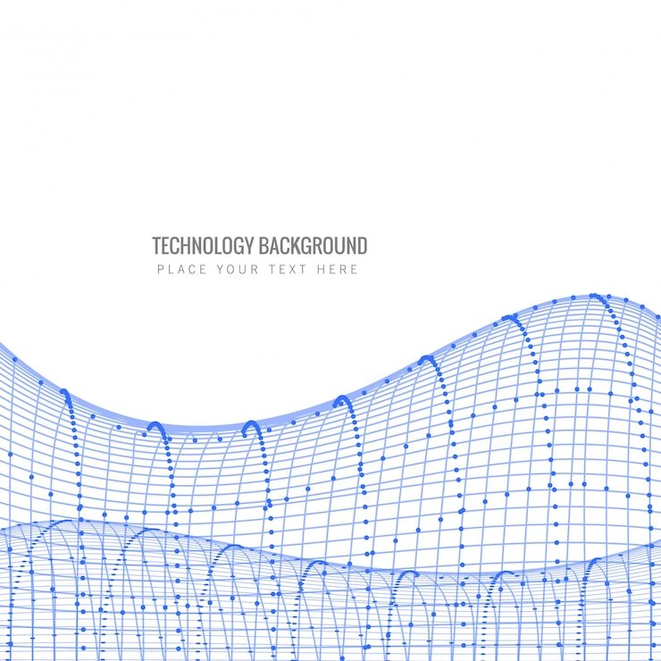 Free Vector abstract creative technology stylish wave vector