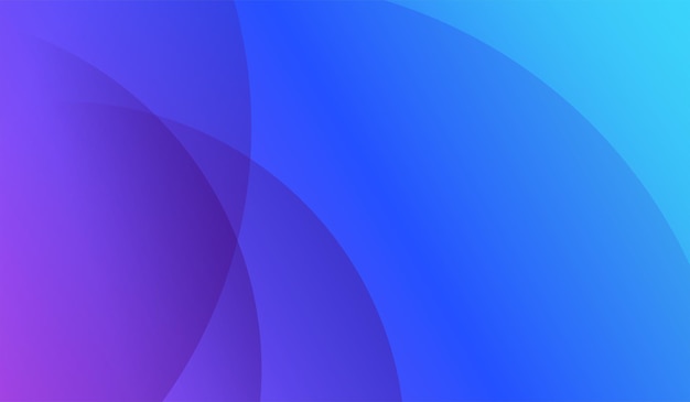 Free vector abstract curved line design on azure purple background