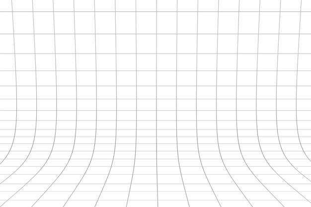 Progettazione del layout delle linee della griglia prospettica curva astratta