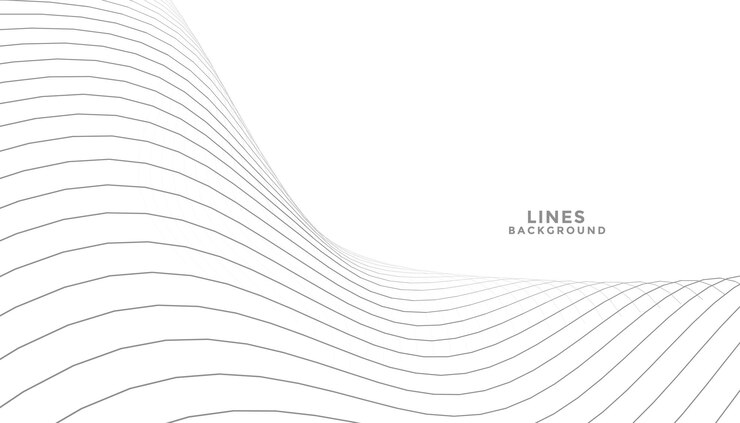 Free Vector abstract curvy outline pattern background for modern backdrop